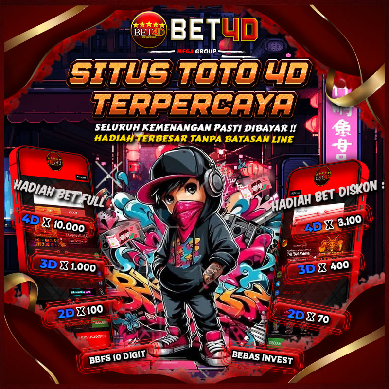 BET4D Daftar Situs Toto 4D Terakurat Modal Receh Maxwin Besar!